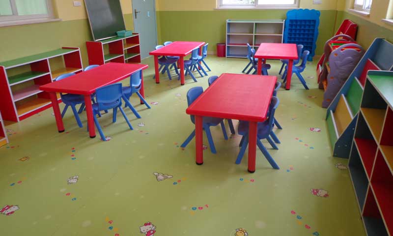 防静电塑胶地板将变成幼儿园胶地板发展趋势