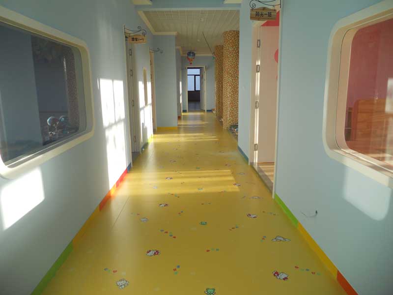陕西榆林市远兴国学幼儿园塑胶地板