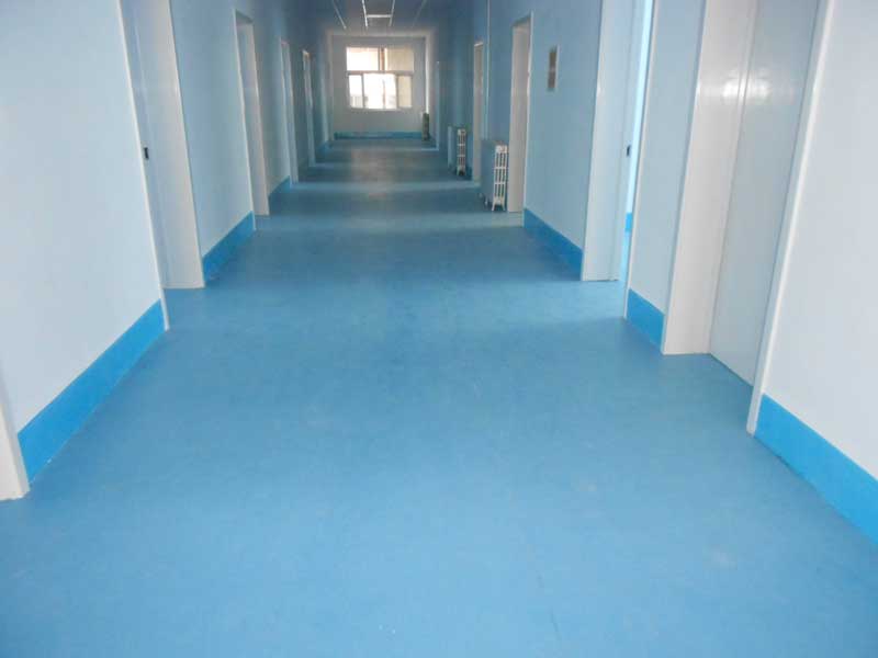 地板胶生产厂家_医院专用塑胶地板简介