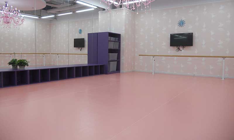 北京昌平区灰姑娘国际儿童艺术中心舞蹈室地板