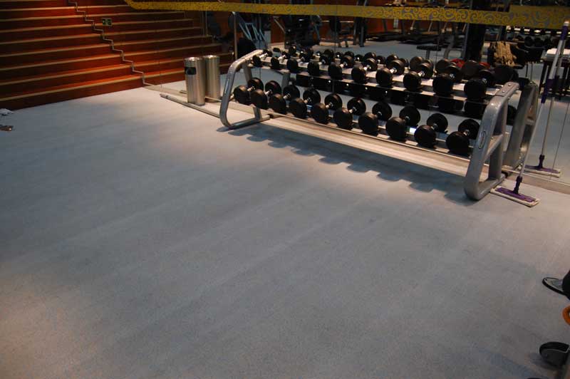 健身场所铺什么地板 健身房用pvc胶地板